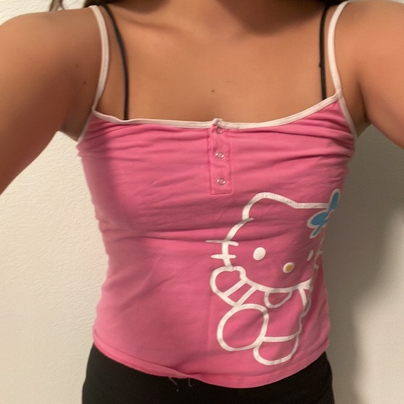 hello kitty tank top with buttons size: S .. Brand: Sami - Picture 2 of 4